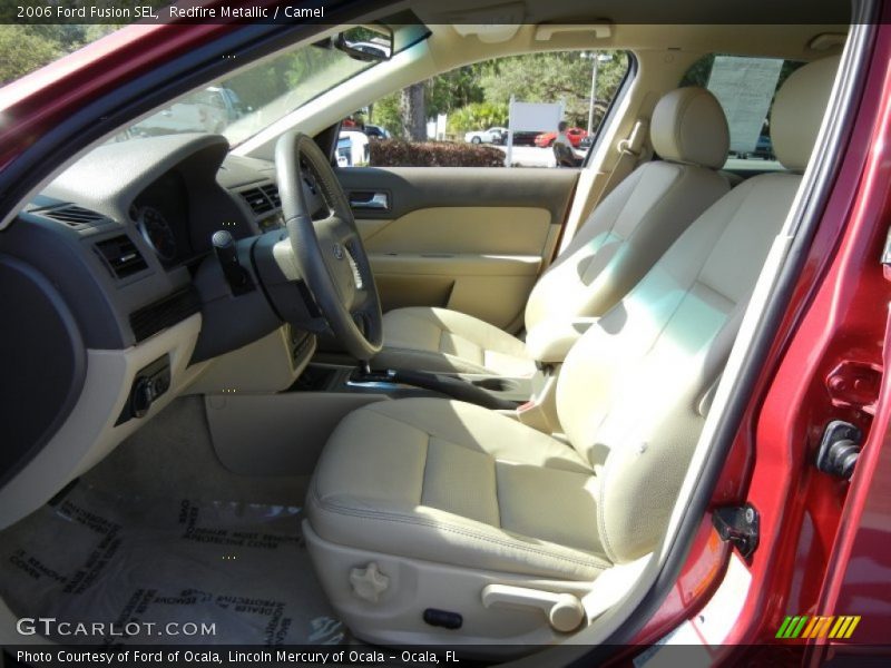 Redfire Metallic / Camel 2006 Ford Fusion SEL