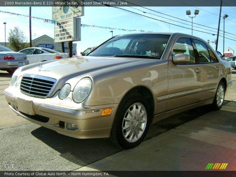 Desert Silver Metallic / Java 2000 Mercedes-Benz E 320 4Matic Sedan