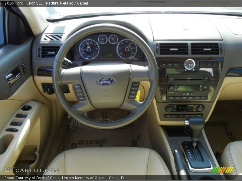 Redfire Metallic / Camel 2006 Ford Fusion SEL