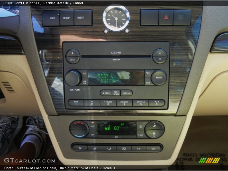 Redfire Metallic / Camel 2006 Ford Fusion SEL
