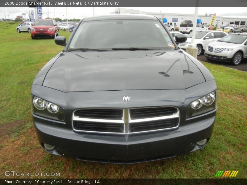 Steel Blue Metallic / Dark Slate Gray 2008 Dodge Charger R/T