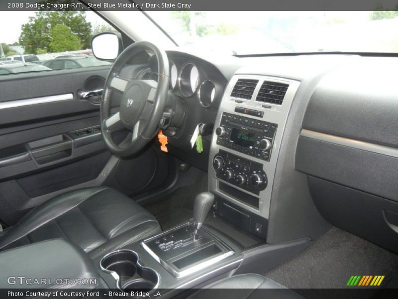 Steel Blue Metallic / Dark Slate Gray 2008 Dodge Charger R/T