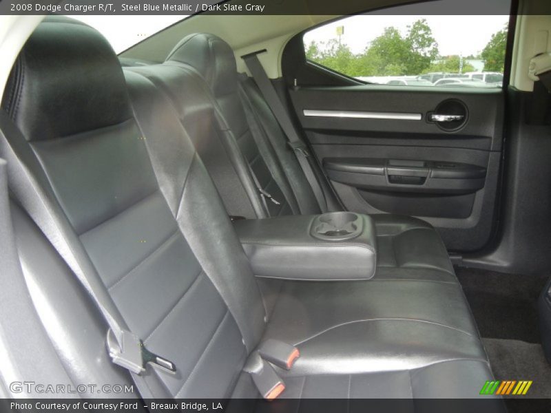 Steel Blue Metallic / Dark Slate Gray 2008 Dodge Charger R/T