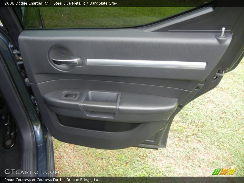 Steel Blue Metallic / Dark Slate Gray 2008 Dodge Charger R/T