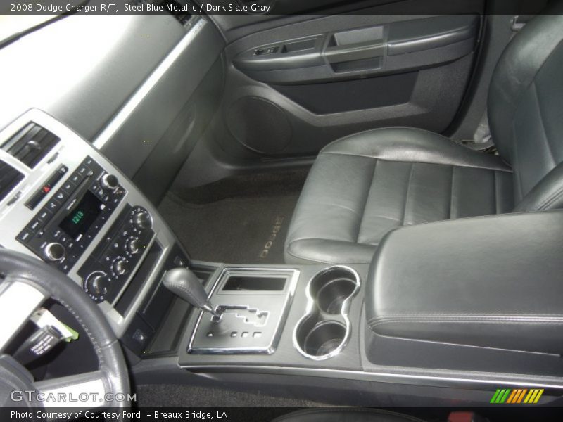 Steel Blue Metallic / Dark Slate Gray 2008 Dodge Charger R/T