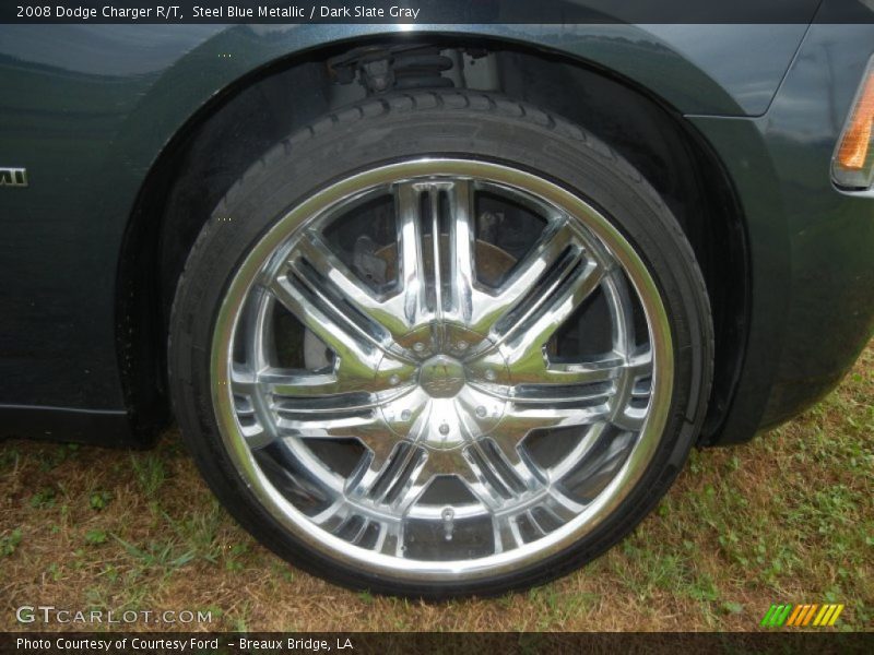 Steel Blue Metallic / Dark Slate Gray 2008 Dodge Charger R/T