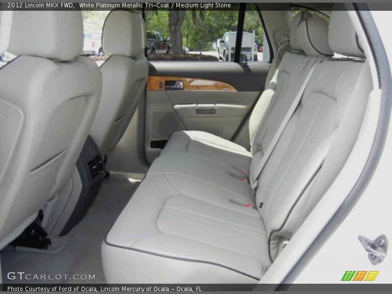 White Platinum Metallic Tri-Coat / Medium Light Stone 2012 Lincoln MKX FWD