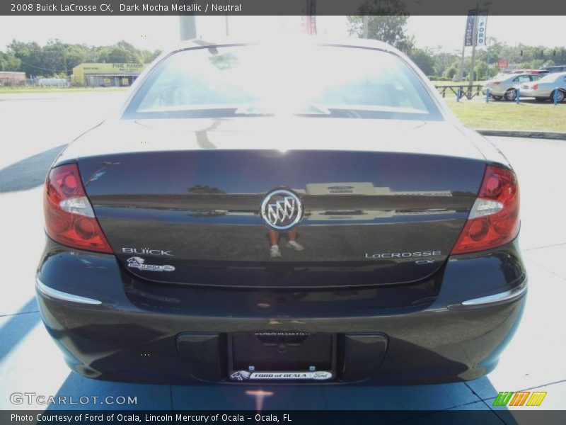 Dark Mocha Metallic / Neutral 2008 Buick LaCrosse CX