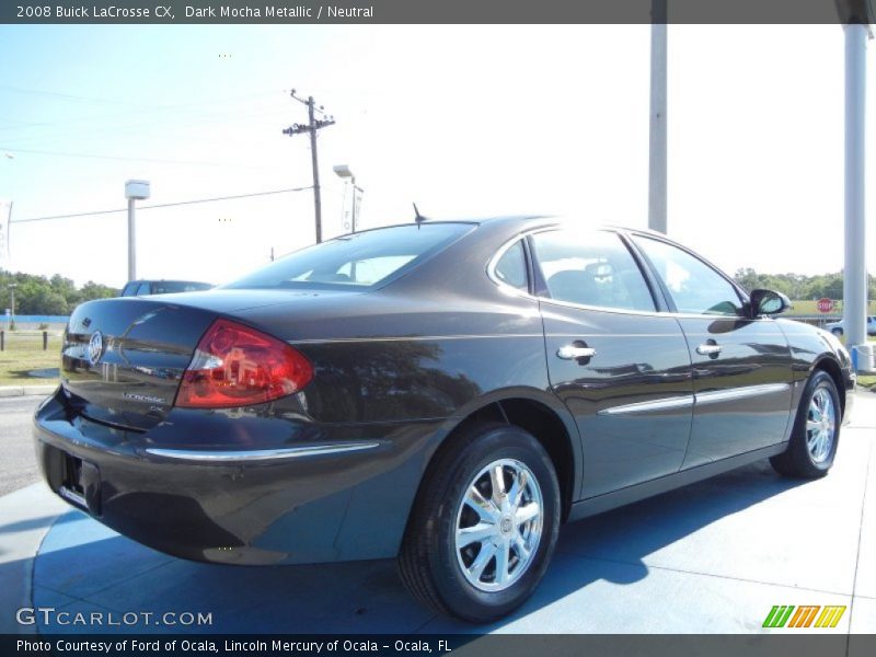 Dark Mocha Metallic / Neutral 2008 Buick LaCrosse CX