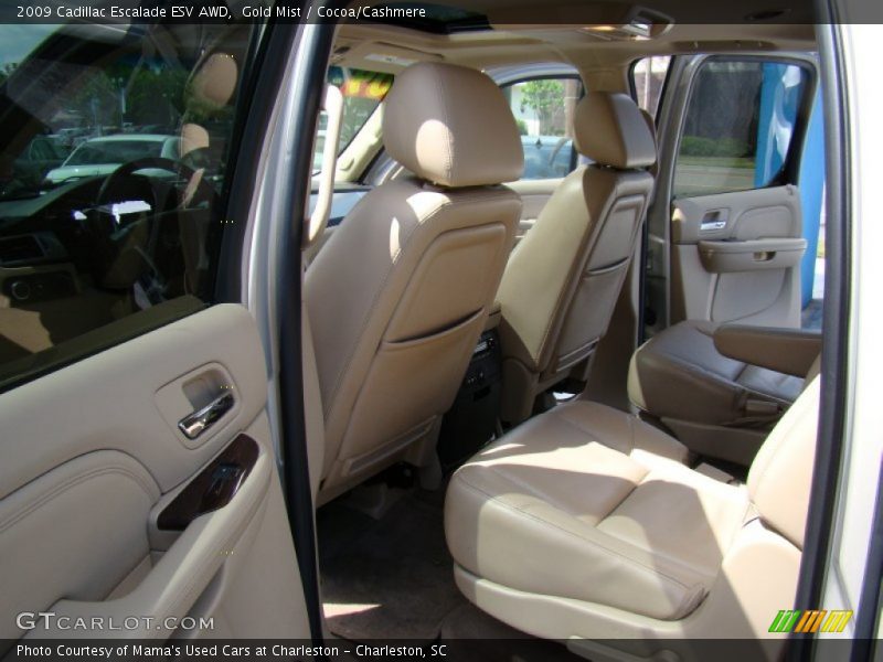 Gold Mist / Cocoa/Cashmere 2009 Cadillac Escalade ESV AWD