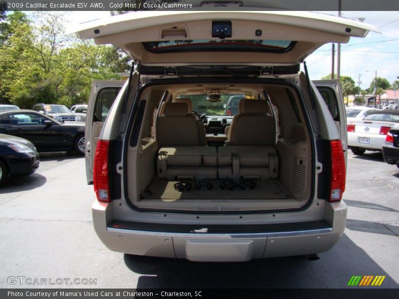 Gold Mist / Cocoa/Cashmere 2009 Cadillac Escalade ESV AWD
