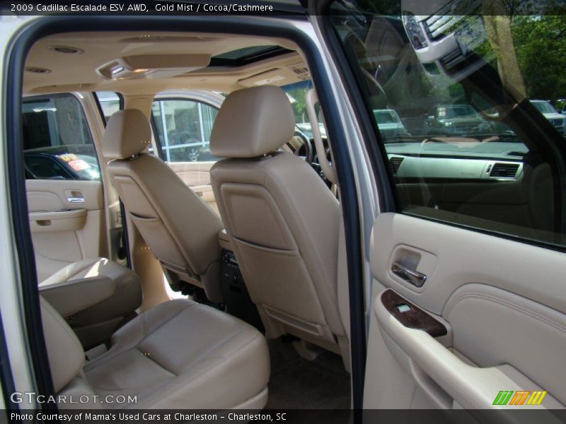 Gold Mist / Cocoa/Cashmere 2009 Cadillac Escalade ESV AWD