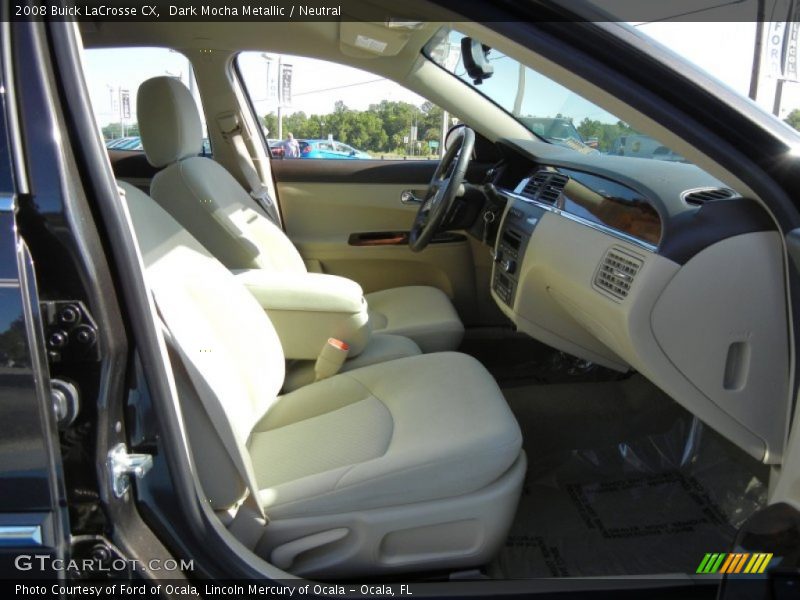 Dark Mocha Metallic / Neutral 2008 Buick LaCrosse CX