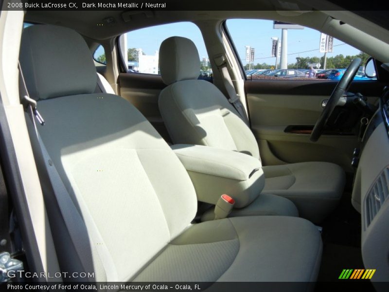 Dark Mocha Metallic / Neutral 2008 Buick LaCrosse CX