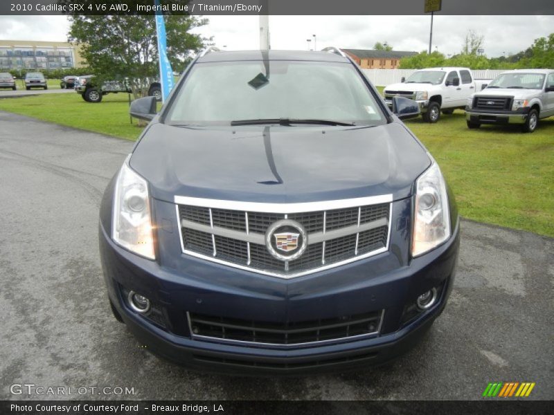 Imperial Blue / Titanium/Ebony 2010 Cadillac SRX 4 V6 AWD