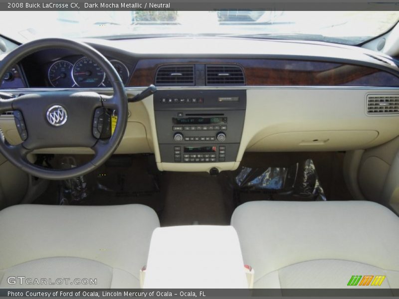 Dark Mocha Metallic / Neutral 2008 Buick LaCrosse CX