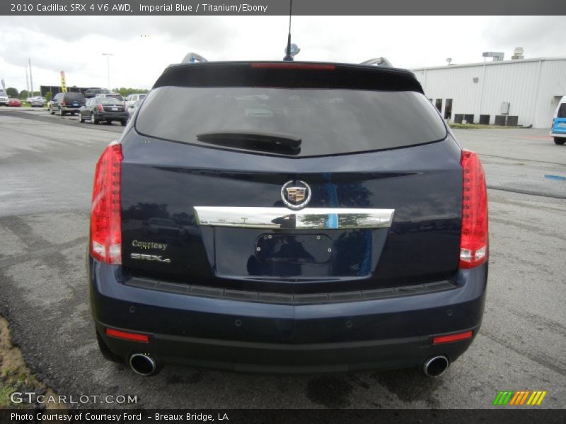 Imperial Blue / Titanium/Ebony 2010 Cadillac SRX 4 V6 AWD