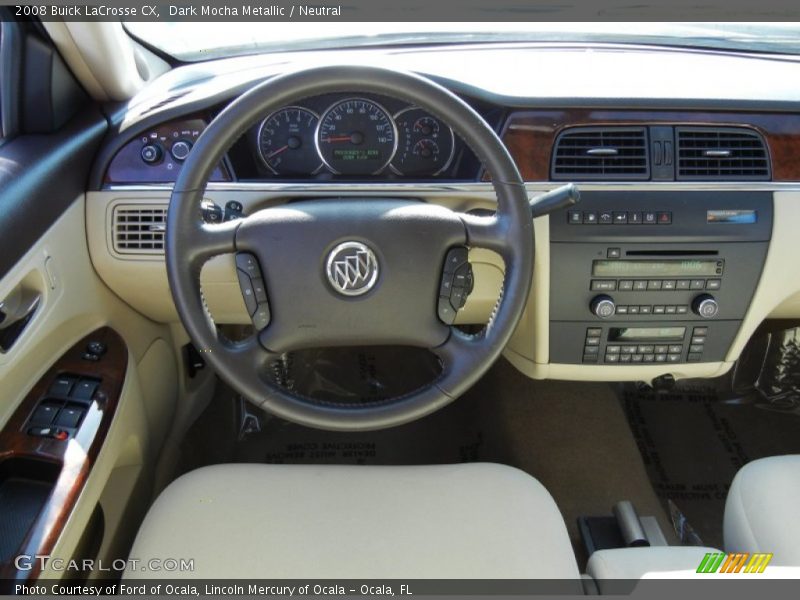 Dashboard of 2008 LaCrosse CX