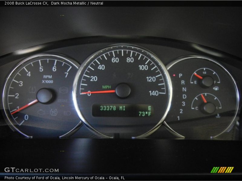  2008 LaCrosse CX CX Gauges