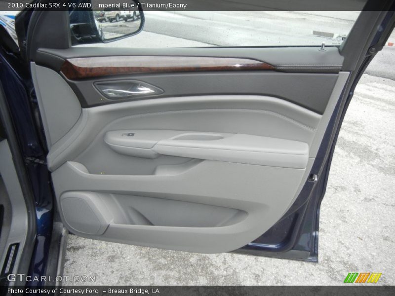 Imperial Blue / Titanium/Ebony 2010 Cadillac SRX 4 V6 AWD