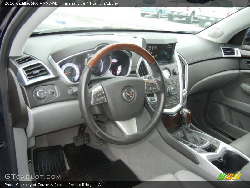 Imperial Blue / Titanium/Ebony 2010 Cadillac SRX 4 V6 AWD