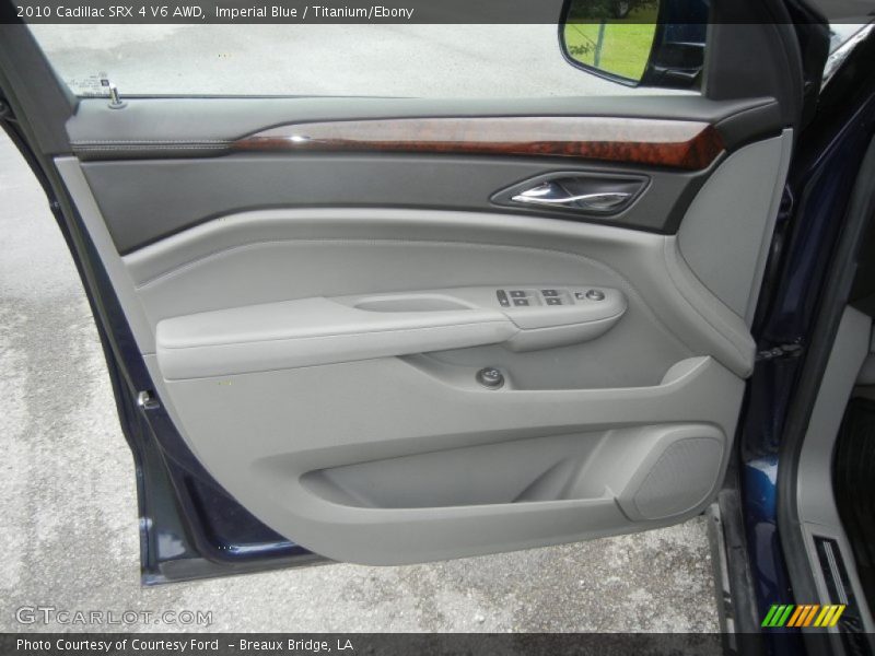 Imperial Blue / Titanium/Ebony 2010 Cadillac SRX 4 V6 AWD