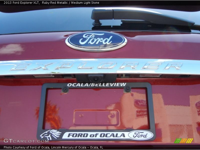 Ruby Red Metallic / Medium Light Stone 2013 Ford Explorer XLT