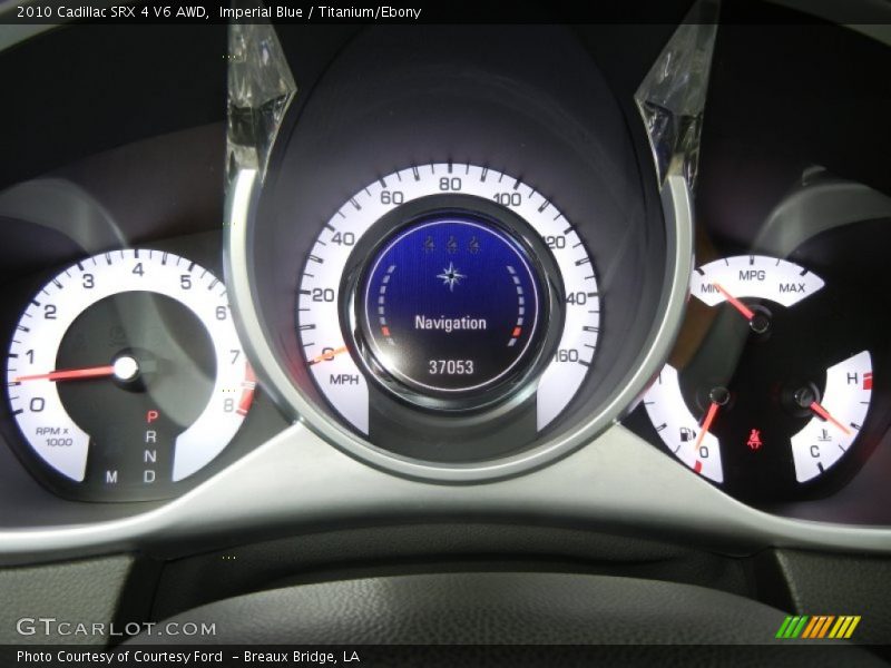 Imperial Blue / Titanium/Ebony 2010 Cadillac SRX 4 V6 AWD