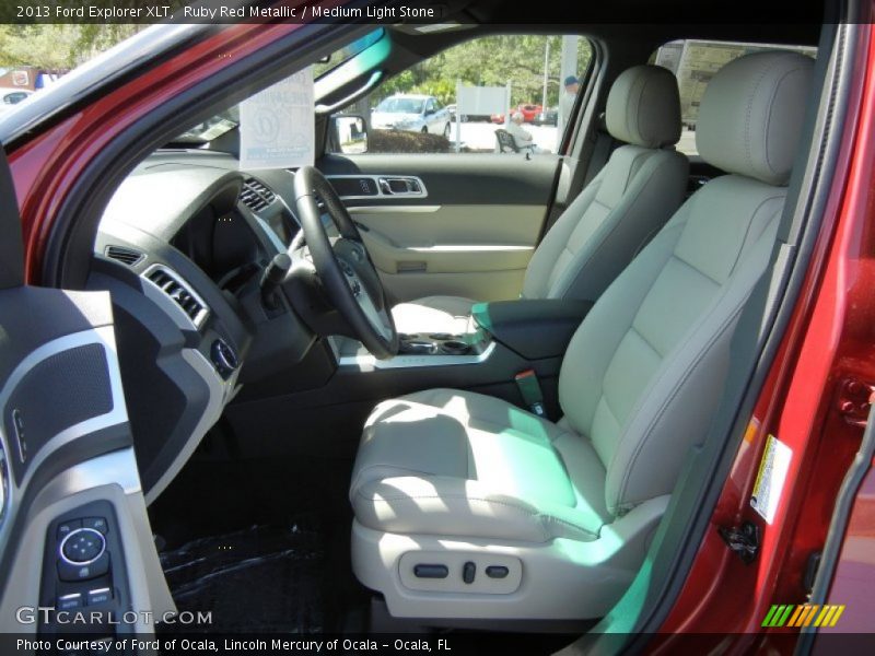 Ruby Red Metallic / Medium Light Stone 2013 Ford Explorer XLT