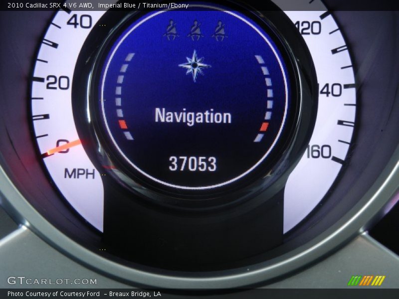 Imperial Blue / Titanium/Ebony 2010 Cadillac SRX 4 V6 AWD