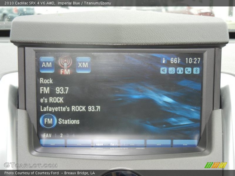 Imperial Blue / Titanium/Ebony 2010 Cadillac SRX 4 V6 AWD