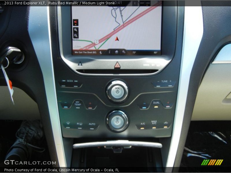 Ruby Red Metallic / Medium Light Stone 2013 Ford Explorer XLT
