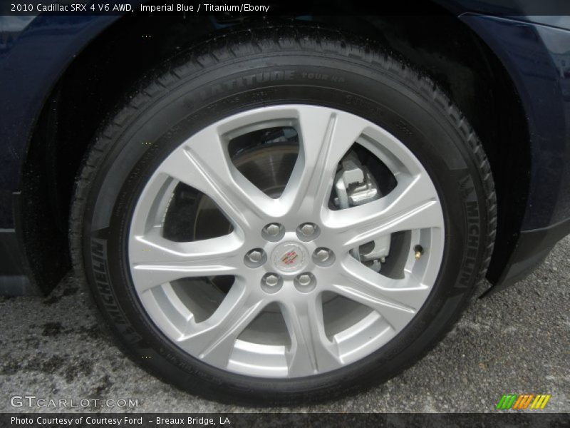 Imperial Blue / Titanium/Ebony 2010 Cadillac SRX 4 V6 AWD