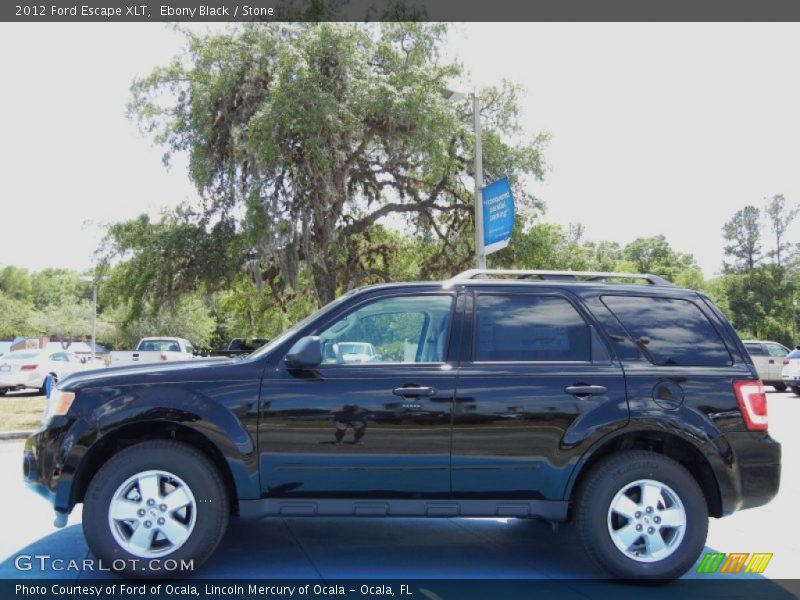 Ebony Black / Stone 2012 Ford Escape XLT