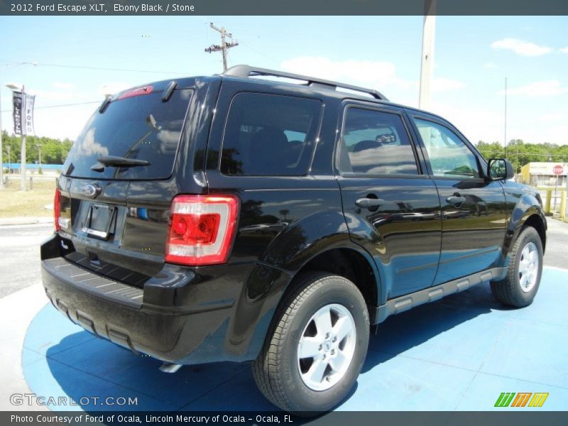 Ebony Black / Stone 2012 Ford Escape XLT