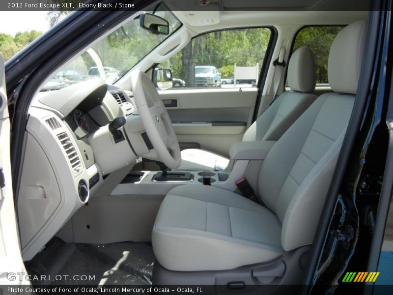 Ebony Black / Stone 2012 Ford Escape XLT