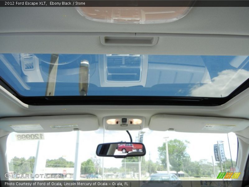 Ebony Black / Stone 2012 Ford Escape XLT