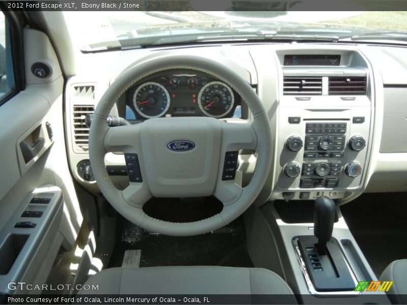 Ebony Black / Stone 2012 Ford Escape XLT