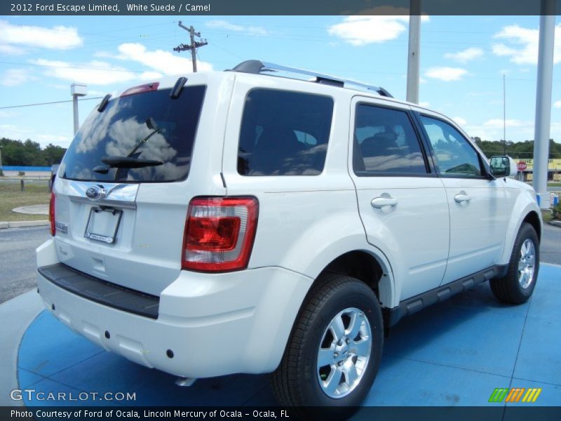 White Suede / Camel 2012 Ford Escape Limited