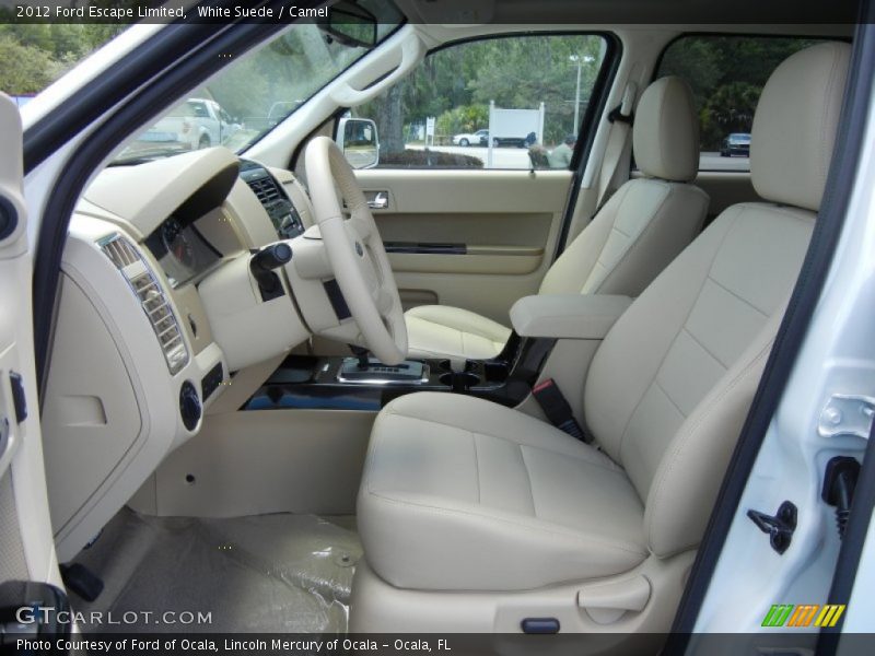 White Suede / Camel 2012 Ford Escape Limited
