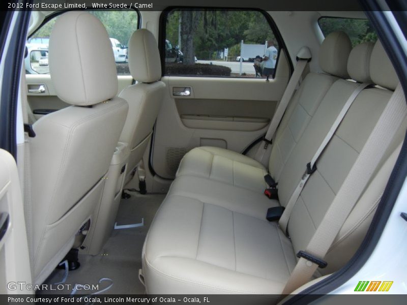 White Suede / Camel 2012 Ford Escape Limited
