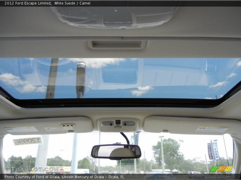 White Suede / Camel 2012 Ford Escape Limited