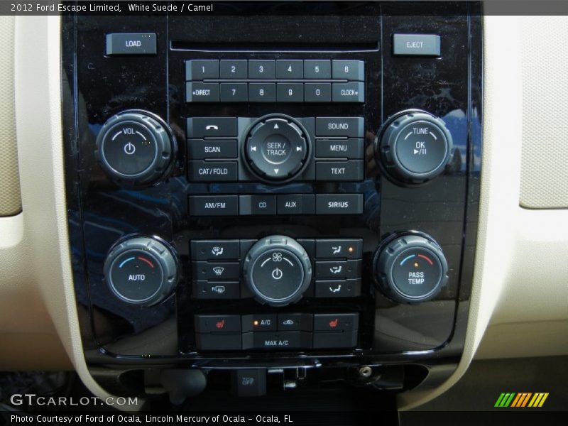 White Suede / Camel 2012 Ford Escape Limited