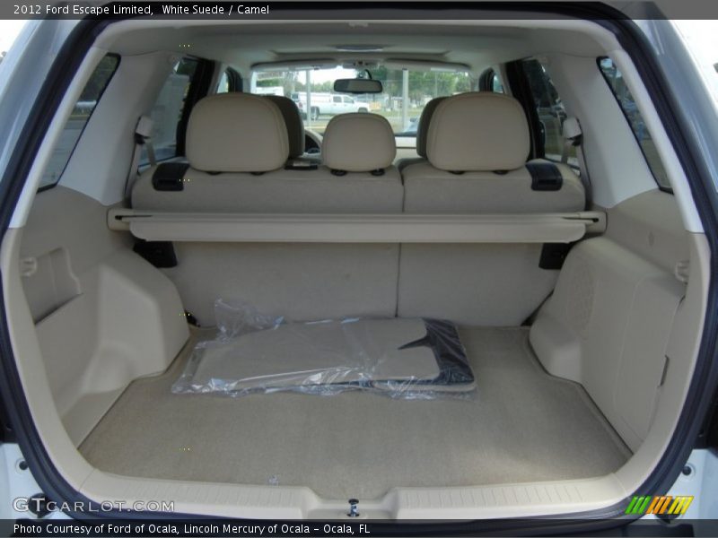 White Suede / Camel 2012 Ford Escape Limited