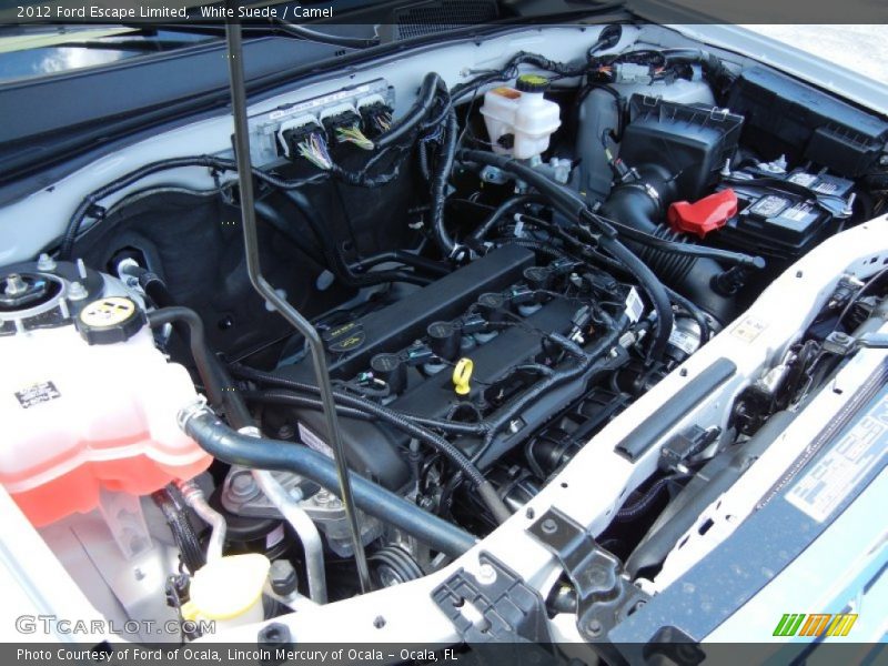 White Suede / Camel 2012 Ford Escape Limited