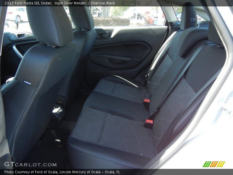 Ingot Silver Metallic / Charcoal Black 2012 Ford Fiesta SEL Sedan