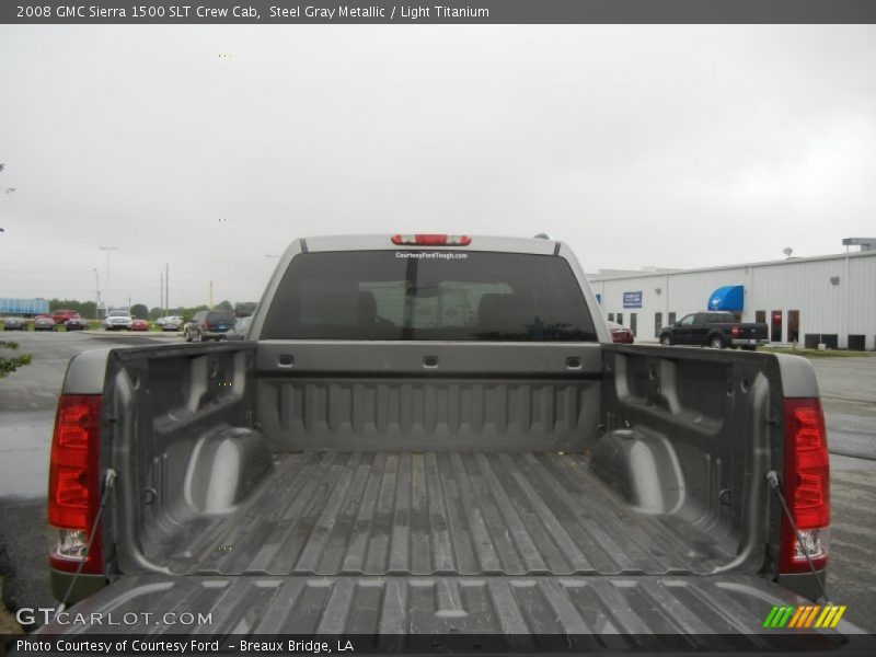 Steel Gray Metallic / Light Titanium 2008 GMC Sierra 1500 SLT Crew Cab