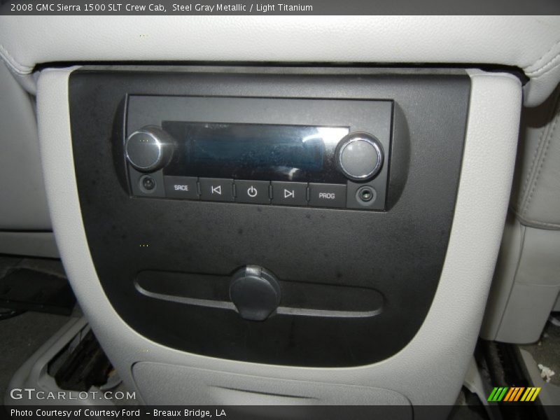 Steel Gray Metallic / Light Titanium 2008 GMC Sierra 1500 SLT Crew Cab