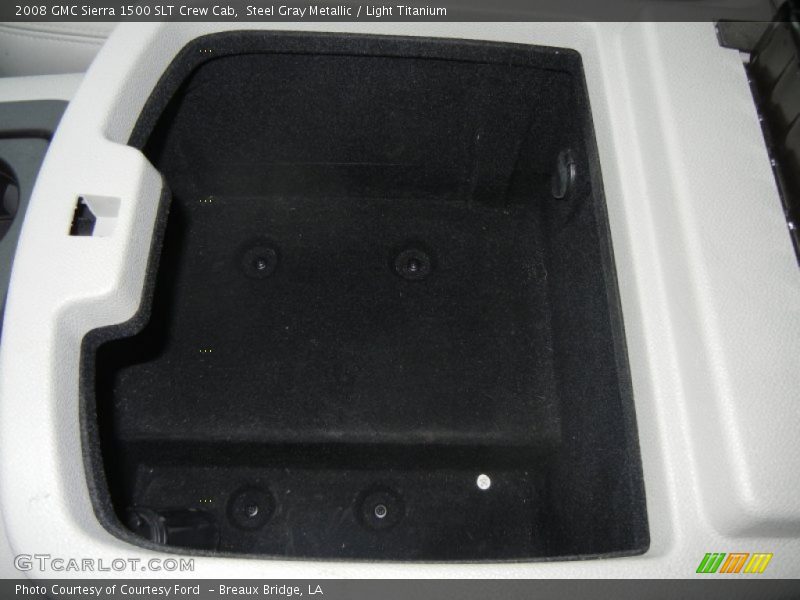 Steel Gray Metallic / Light Titanium 2008 GMC Sierra 1500 SLT Crew Cab