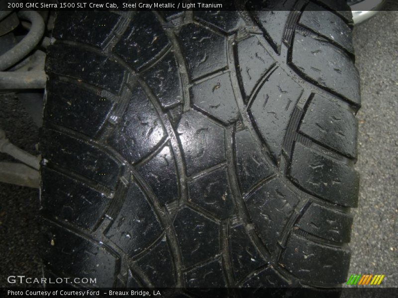Steel Gray Metallic / Light Titanium 2008 GMC Sierra 1500 SLT Crew Cab